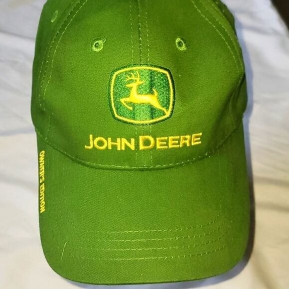 John Deere Original Owners Embroidered, Embellish Stretchback Dads Baseball Hat - Picture 1 of 7